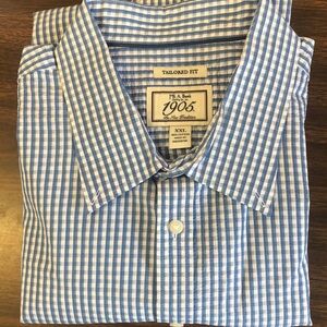 Men’s Jos A Bank short sleeved dress shirt in Size 2XL